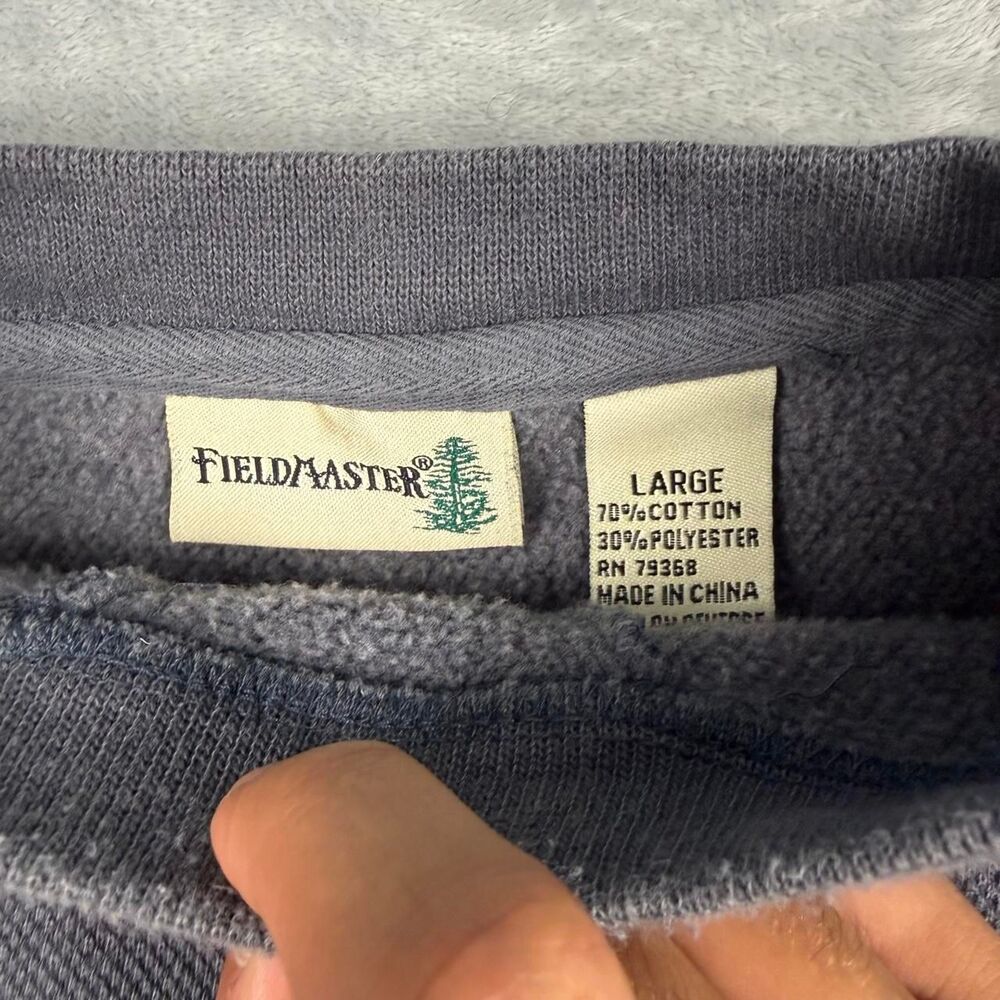 Unbranded Men's Blue and Navy Sweatshirt - Picture 4 of 6